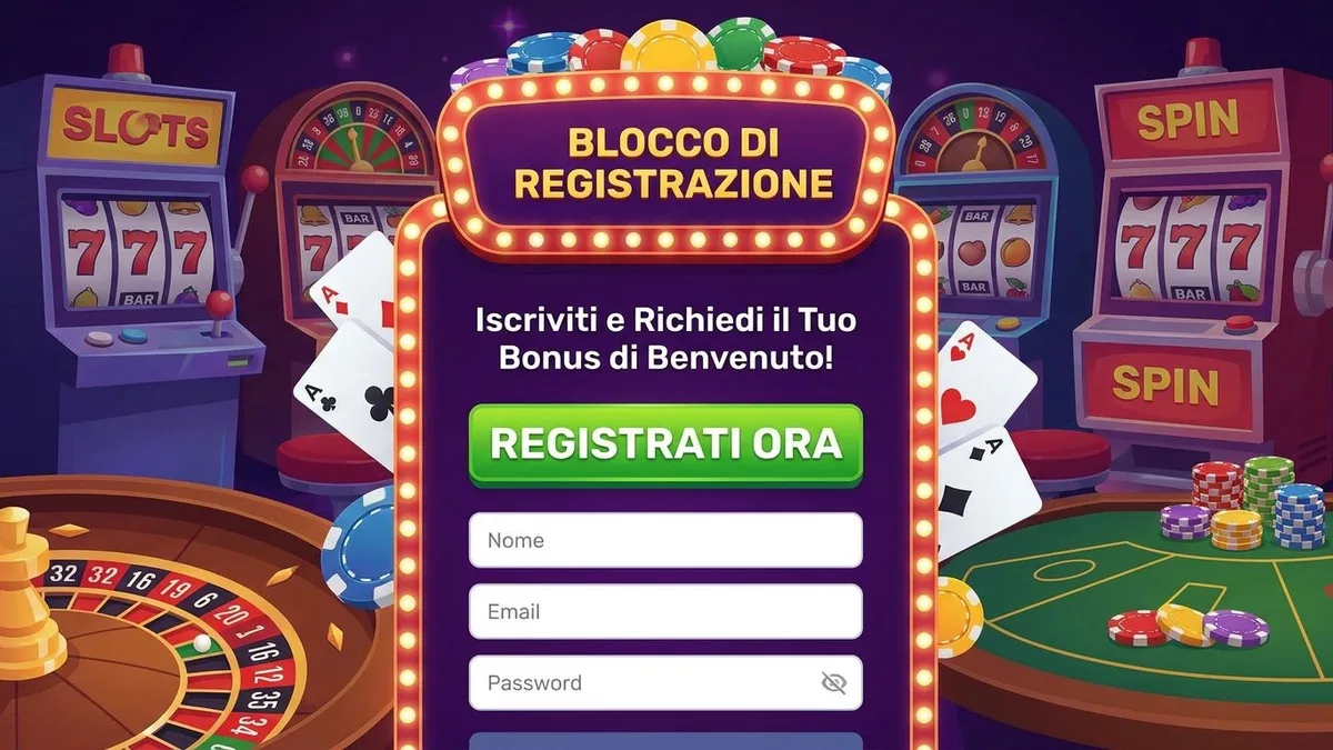 Registrazione con bonus